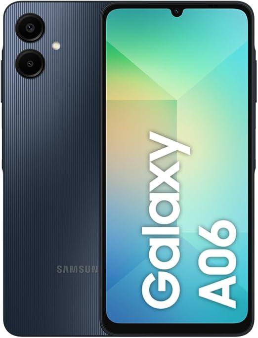 Smartphone Samsung Galaxy A06 128GB, 4GB RAM, Processador Octa-Core, Bateria de 5000mAh, Tela Infinita de 6.7", Câmera Traseira Dupla, Dual Chip - Azul Escuro