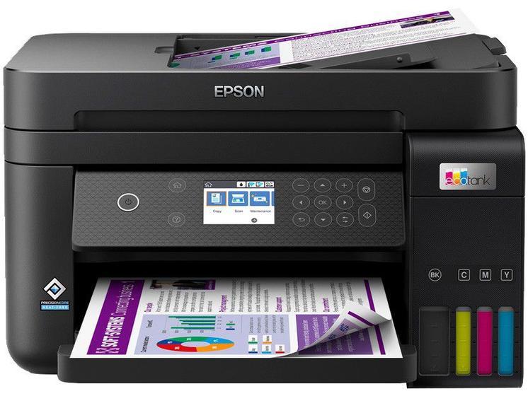 Impressora Multifuncional Epson Ecotank L6270 Tanque de Tinta Colorida USB Wi-Fi ADF