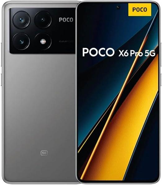 Smartphone Xiaomi POCO X6 Pro 5G 8GB+256GB NFC Dimensity 8300-Ultra 64MP triple camera 67W 120Hz AMOLED (Grey)