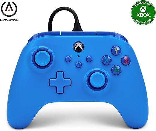 Controle com fio - Power A - para XBOX Série X | S - Azul