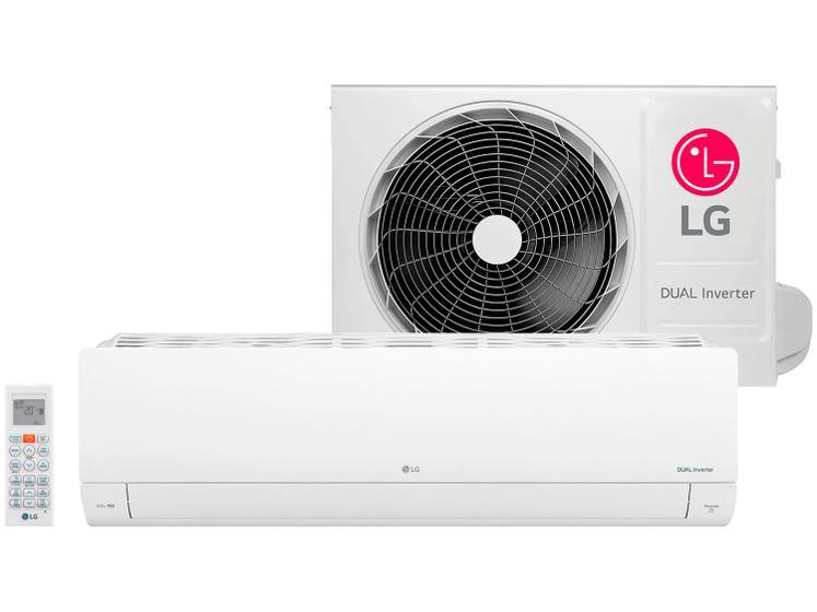 Ar-condicionado Split Hi-Wall LG Dual Inverter Voice +AI 12.000 BTUs Quente e Frio S3-W12JA31A