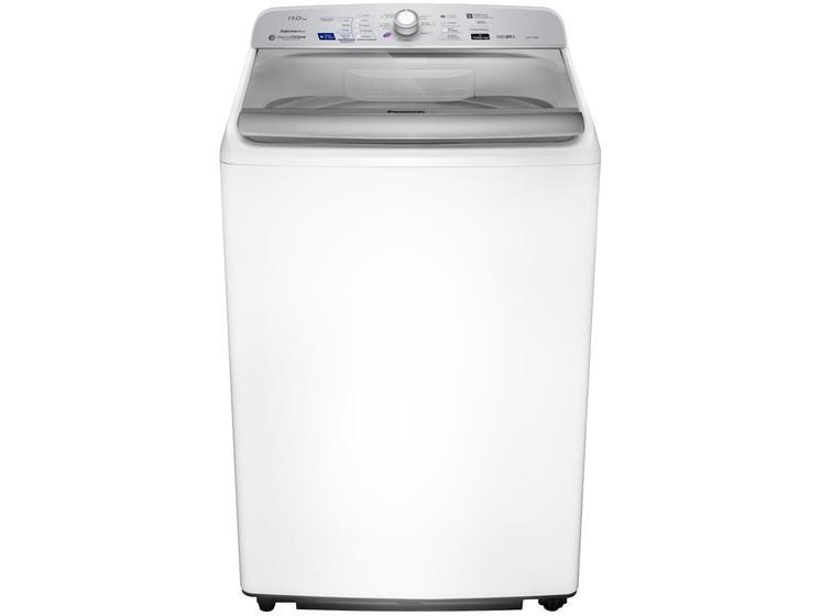 Lavadora de Roupas Panasonic 17kg Cesto Inox - 9 Programas de Lavagem Branca NA-F170B7W