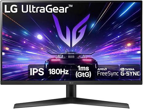 Monitor Gamer LG UltraGear 27” 27GS60F-B IPS Full HD 180Hz 1ms (GtG) NVIDIA® G-SYNC® AMD FreeSync™ HDR10 sRGB 99% HDMI DisplayPort