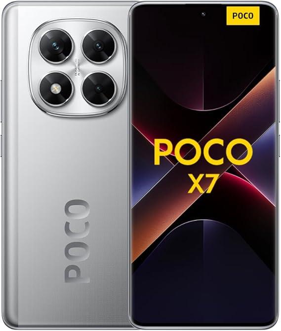 Smartphone Xiaomi Poco X7 5G NFC Silver (Prata) 8GB RAM 256GB ROM