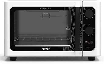 Forno de bancada elétrico Dako Supreme Branco 44 litros com grill dourador - 127v