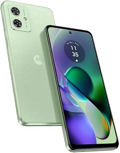 Smartphone Motorola Moto g54 5G - 256GB 16GB (8GB RAM+8GB Ram Boost) AI Camera 50MP Tela FHD 5000 mAh NFC Verde - Vegan Leather