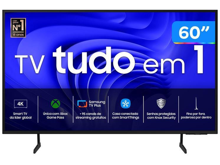 Smart TV 60” 4K UHD LED Samsung 60DU7700 - Wi-Fi Bluetooth Alexa 3 HDMI