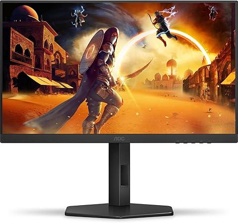 Monitor Gamer AOC 24" 180Hz 0,5ms IPS Ajuste de Altura 24G4/P