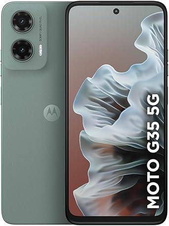 Smartphone Motorola Moto g35 5G - 256GB 12GB (4GB RAM+8GB Ram Boost) e Camera 50MP com AI NFC Tela 6.7" com Superbrilho - Cinza Vegan Leather