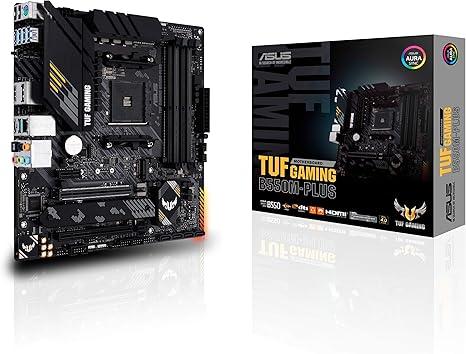 Placa Mãe Asus TUF GAMING B550M-PLUS AMD AM4 DDR4 mATX