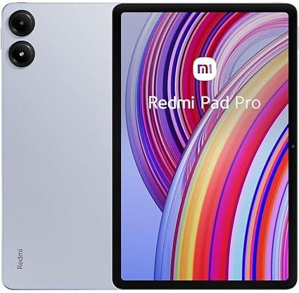 Xiaomi Redmi Pad Pro versão WiFi (sem chamadas ou texto) 12.1 Octa Core Global Rom 10000mAh Bluetooth 5.3 8Mp Dual Camera (azul oceano, 256 GB + 8 Gb)