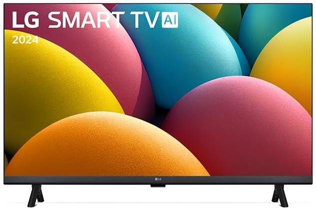 Smart TV 32" LG HD 32LR600B Processador α5 Ger6 AI Alexa integrado LG Channels webOS 23 compatível com Controle Smart Magic