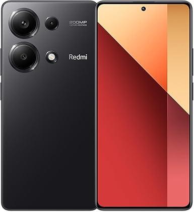 Smartphone Xiaomi Redmi Note 13 Pro 4G 8+256 GB, MediaTek, Helio G99-Ultra, Câmera OIS de 200 MP, Carregamento Turbo 67W, Tela AMOLED 6,67 “, NFC, (Preto)