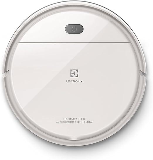 Aspirador de po robo Electrolux 2h20min bateria longa duração automatico varre aspira passa pano ERB11 bivolt branco sensor antiqueda